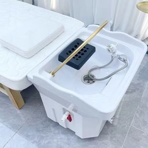 Bassin de lavage de cheveux mobile de nouvelle conception, hauteur réglable, pour le lavage des cheveux à l'arrière, lavabo de shampooing, évier à cheveux - Product Image 3