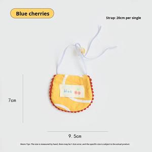 Baboney Bavoir triangulaire en polyester à motif de dessin animé pour animaux de compagnie, avec perles, pour chats et chiens, serviette anti-bave mignonne - Product Image 6
