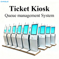 Système intelligent de gestion des files d'attente électroniques, distributeur de tickets à écran tactile, kiosque pour banque, hôpital