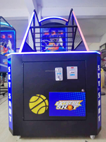 Machine de Tir LCD de Sports d'Intérieur de Centre Commercial, Console de Jeu d'Arcade à Monnayeur, Machine de Tir Simple de Basketball
