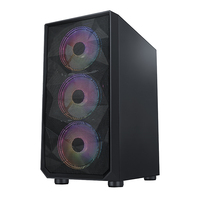 Casing Desktop mikro ATX baru dalam Casing komputer kabinet menara sedang PC untuk gaming