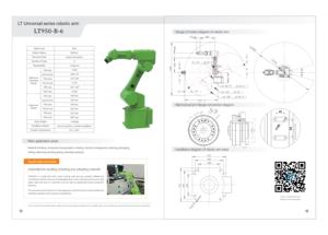BESTROBOT Brazo Robótico Industrial de Alta Eficiencia de 6 Ejes para Carga/Descarga, Motor/Reductor/PLC, 220V 2.5KW, Pinza de 6 Mandíbulas - Product Image 2