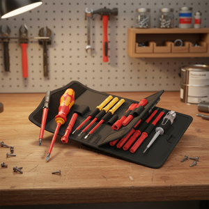 סט כלים קומפקטי VDE של קראפטפורם: מברגים וביטים מבודדים לעבודות חשמל - Product Image 4