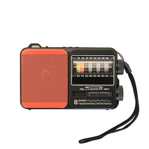 Emergency Solar-Powered AM/FM/SW Radio with <b>Flashlight</b> & USB/TF MP3 Player - Product Image 4