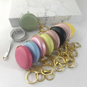 <span class=keywords><strong>2025</strong></span> nóng bán Macaron da mềm Keychain <span class=keywords><strong>Tape</strong></span> đo xách tay mini inch với biểu tượng tùy chỉnh nhiều màu - Product Image 5