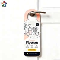 CaiFeng - Colgadores de Puerta con Diseño Personalizado, Impresión Digital en Cartulina Dúplex de Guangxi, Logotipo Personalizado, Folletos de Alta Calidad con Recubrimiento Elegante