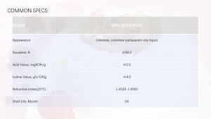 [Hosome] Aceite de escualano puro de la planta Suavidad DE LA PIEL mejorada Hidratación profunda para el cabello y la piel CAS 111-01-3 - Product Image 3