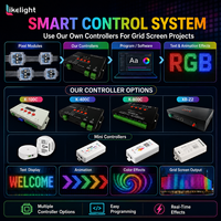 Pantalla LED de Malla RGB Programable para Exteriores de 20 mm GS8208 DC12V IP67 Resistente al Agua para Proyectos de Fachadas Digitales