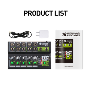 Amplificateur domestique Debra Audio MC10 10 canaux, mélangeur audio mono/stéréo, enregistrement multi-interface, extension de batterie de <span class=keywords><strong>jazz</strong></span> - Product Image 6