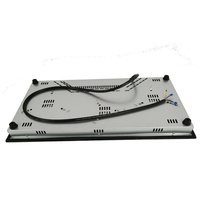 Table de cuisson à induction encastrable personnalisée 5400W 3 brûleurs en céramique, cuisinière électrique infrarouge