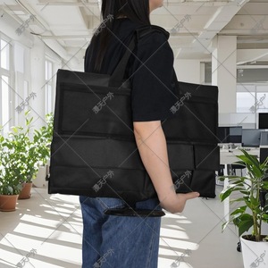 Laptop <b>Bag</b> 24 Inch Portable <b>Computer</b> Monitor Carrying Case Dustproof Travel Storage Black Multipurpose Business Use - Product Image 2