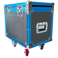 FlightCase 2in1 pour lavage LED 19x15W tête mobile RGBW lumière de scène DXM pour Halloween DJ Disco Bar fête équipement d'éclairage de scène