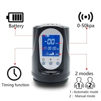 Bomba de Pene Eléctrica Recargable por USB, Juguetes Sexuales para Adultos, Agrandador Automático para Hombres, Bomba Extensora Ecológica, Resistente al Agua para Uso Diario, Erección