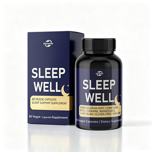 Capsules de Supplément Naturel pour le Sommeil à Prix d'Usine Halal - Soutien Herbal au Sommeil pour Adultes, Sans Dépendance, OEM Disponible - Product Image 1
