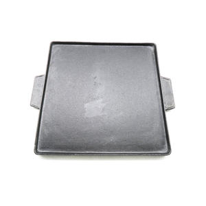 Plancha asadora reversible Plancha 38x38cm de hierro fundido para <span class=keywords><strong>Paellero</strong></span> de <span class=keywords><strong>gas</strong></span> hornillo de <span class=keywords><strong>gas</strong></span> - Product Image 6