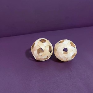 Yiqiang Handmade Tự Làm Trang Trí Tre Dệt Quả Bóng Nhỏ Giỏ Nhỏ Đồ Trang Trí Cho Trang Trí Nội Thất Tre Thủ Công Mỹ Nghệ - Product Image 4