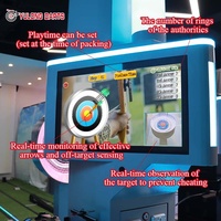 Équipement de divertissement et de simulation pour sports de compétition : Simulateur de tir à l'arc commercial pour salle de jeux, machine de tir à l'arc intérieure