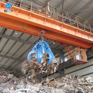 קרן כפולה תקורה עורה הקיבולת להרים מותאם אישית לתפוס מנופי גשר דלי דלי 10.5-31.5 מ 'span a6/a7 מעמד עבודה 26 מ' הרמה המרבי - Product Image 3