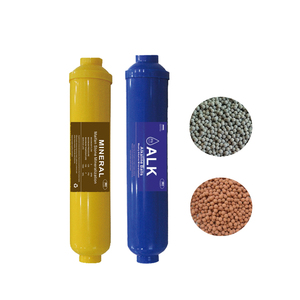 Cartucho de filtro de <span class=keywords><strong>agua</strong></span> <span class=keywords><strong>alcalina</strong></span> de <span class=keywords><strong>pH</strong></span> 7,5 a <span class=keywords><strong>9</strong></span> en línea posterior para sistema RO de ósmosis inversa - Product Image 5
