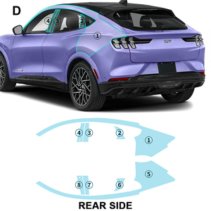 Pour Ford <span class=keywords><strong>Mustang</strong></span> Mach-E GT chaque partie du <span class=keywords><strong>film</strong></span> TPU PPF prédécoupé voiture anti-rayures auto-cicatrisation peinture transparente <span class=keywords><strong>film</strong></span> protecteur - Product Image 4