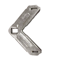Conduit d'air en acier galvanisé Coin TDF pour le chauffage Forme carrée en acier inoxydable pour hôpitaux, écoles Solution de conception graphique
