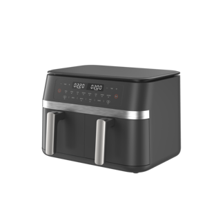 Four à friture à air chaud double 11L, grande capacité familiale, grand écran tactile LCD, style luxueux, pour hôtels et garages - Product Image 6
