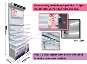 Perfume Stand Display Stand Metal Rack Modern Led Lights Retail Makeup Cosmetic Store Shopping Mall Skin Care Product Perfume Metal Display Stand Rack