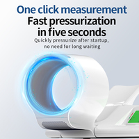 Tensiomètre automatique de haute qualité pour le bras supérieur, appareil de mesure de la pression artérielle de bureau, affichage LED, précision de 99%, rapide