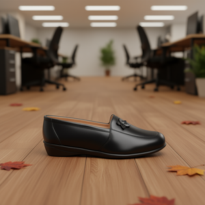 Zapatos Planos de Cuero con Punta en Pico para Mujer, Modelo 288, Antideslizantes, Plantilla de Cuero Genuino, para Otoño y Trabajo - Product Image 2