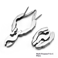Mini-outil multifonction EDC, pinces, outil de survie pour le camping en plein air, tournevis combiné multifonction portable, ouvre-bouteille