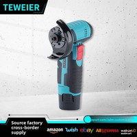 Meuleuse d'angle miniature polyvalente 12V - Outil de polissage sans fil haute puissance pour le travail du bois et du métal