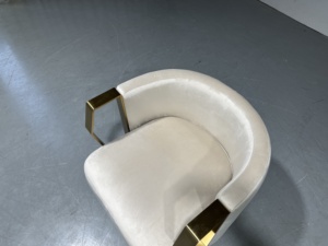 Poltrona Girevole a 360° in Tessuto, Moderna <span class=keywords><strong>e</strong></span> Lussuosa, per Arredamento Soggiorno 2026 - Product Image 4