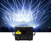 Luz Láser Profesional a Prueba de Agua de 5W 6W 8W 10W 15W 20W RGB con Animación, Luz Láser para Fiestas DJ, Proyector de Luz Láser 30 35kpps IP65