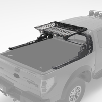Barre anti-roulis en acier pour pick-up 4x4 avec panier de toit et éclairage LED pour Ford Ranger Raptor Isuzu D-max Toyota Hilux 2015 2021
