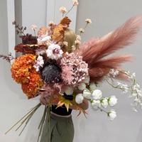 Lot en gros de fleurs artificielles en soie à tige unique, série de couleurs, pour arrangements floraux, idéal pour mariages, décoration de la maison et événements