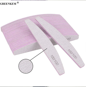 <span class=keywords><strong>Lima</strong></span> de <span class=keywords><strong>uñas</strong></span> profesional de grano 100/180, papel de lija resistente y grueso <span class=keywords><strong>para</strong></span> manicura, limas de <span class=keywords><strong>uñas</strong></span> de media luna - Product Image 3