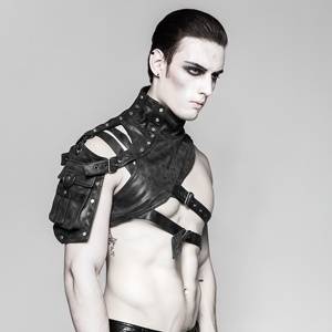 Beliebte Punk-Style Damen-Einschulter-Ledertasche in Europa und Amerika für Nachtclub-Auftritte, Festivals und <span class=keywords><strong>Bondage</strong></span>-Uniformen - Product Image 1