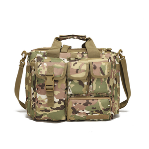 Heavy Duty <strong>Water</strong> Resistant Messenger Bag with MOLLE System &amp; Multi-pocket Design, Travel Work Computer Bag - Product Image 4