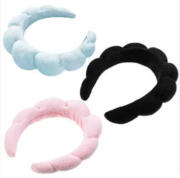 Spa Headband for Women Sponge Headband for Washing Face Clouds Soft Hairband Makeup Headbands Shower Makeup Skincare