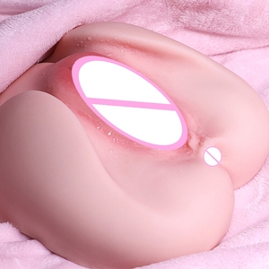 Juguete sexual de TPE para hombres, Copa de Avión con forma de Abulón Rosa, diseño de vagina invertida, forma de bollo vaporizado y forma de nalgas grandes, para masturbación masculina, juguete sexual de nalgas Yin - Product Image 5