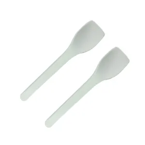 Biodegradable Cutlery PLA Ice Cream Scoop Disposable Spoon Recyclable