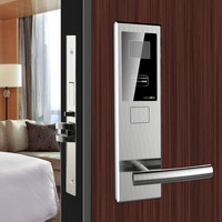Contrôle à distance par code QR en acier inoxydable antirouille pour serrure de porte d'hôtel Airbnb, réseau Wi-Fi, porte en bois, option de stockage de données sur le cloud