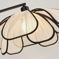 Lampadaire de salon en forme de fleur, style antique, design moderne et rétro, art chinois, pour villa et B&B, modèle 27 Fishing