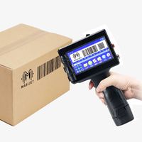 Imprimante à jet d'encre portable, design compact et mini avec écran tactile pour l'impression de date/code-barres/code QR