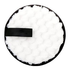 Lingette démaquillante personnalisable avec logo, éponge de beauté ovale réutilisable en flanelle colorée 11x11cm, cadeau pour le lavage du visage - Product Image 4