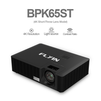 Projecteur laser DLP 4K FLYIN BPK65ST, 6200 lumens ANSI, haute luminosité, 30 000 heures, 0,7-0,9:1, courte portée, pour les écoles et les réunions de bureau
