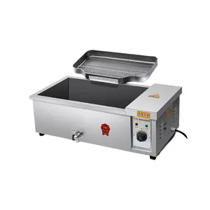 25L Commercial Electric Fryers Table Top Deep Fryer Fried Chicken Wings And French Fries Electric Fryer Machine