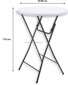 Mesa de Bar de cóctel plegable de plástico HDPE de estilo duradero conciso moderno al por mayor - Product Image 6