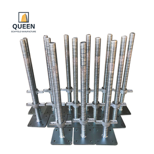 Ống Thép Ống Thép Có Thể Điều Chỉnh Rỗng Vít Jack Cơ Sở Ống Mạ Kẽm Vít Jack Cơ Sở Xoay Giàn Giáo Jack Cơ Sở Để Điều Chỉnh Chiều Cao - Product Image 1