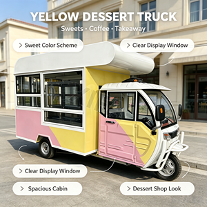Tricycle mobile pour la vente de nourriture, design compact à trois <span class=keywords><strong>roues</strong></span>, stationnement facile pour la vente de rue - Product Image 5